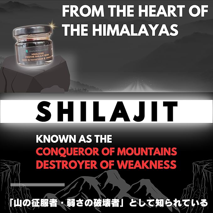 Himalayan Shilajit Powder (100% Pure) | Fulvic Acid, Humic Acid & 84 Trace Minerals | ヒマラヤ産 シラジット パウダー | 500g/500 Servings - Himalayan Treasures & JPvariant_sku#