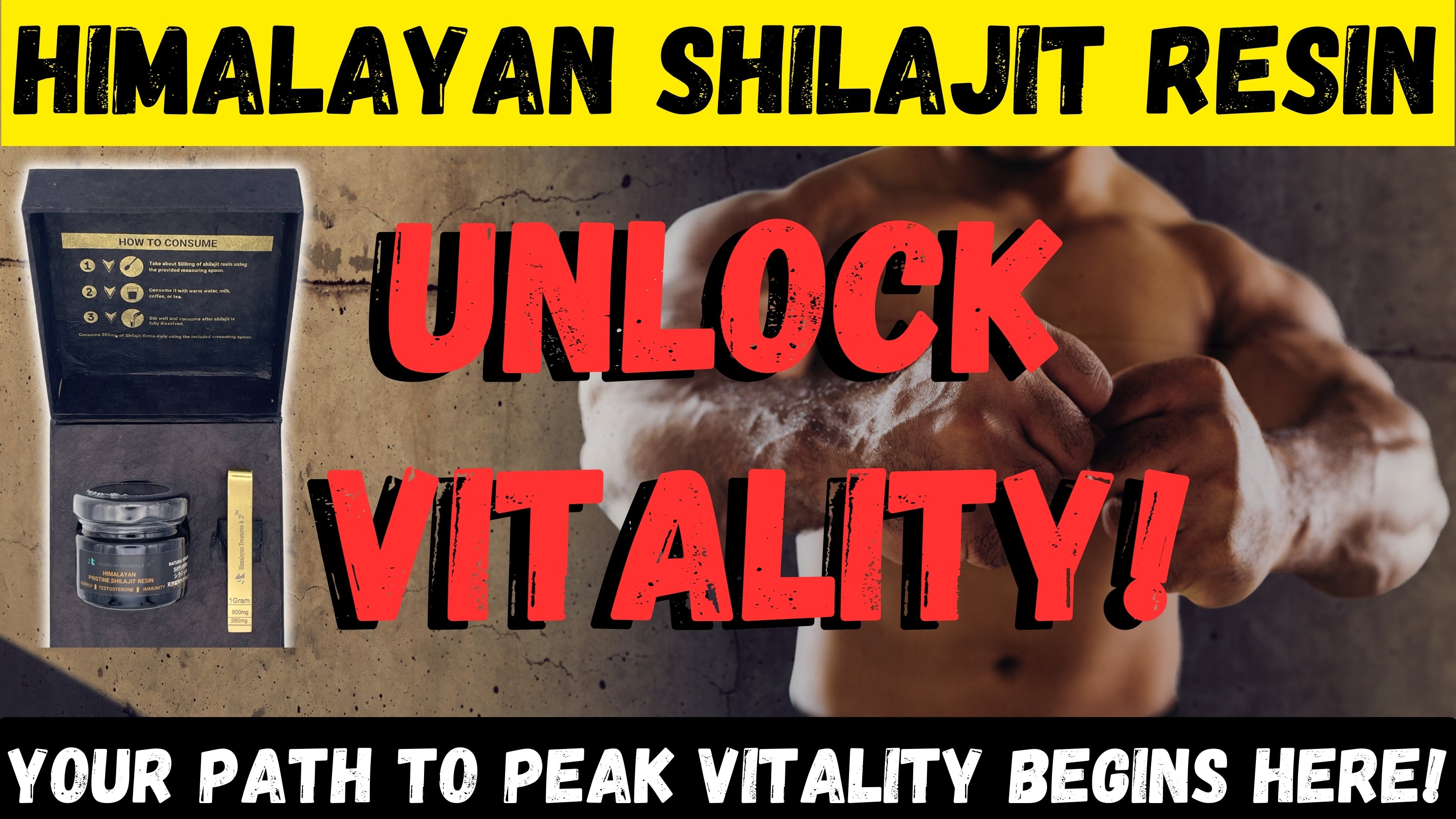 Load video: Himalayan Shilajit Resin: Unlock Vitality!